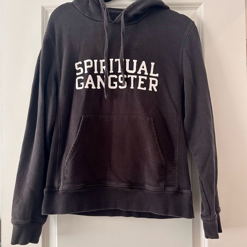 Spiritual Gangster Charcoal Hoodie Sweater
